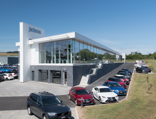 Black Slate Panel System Commercial Building